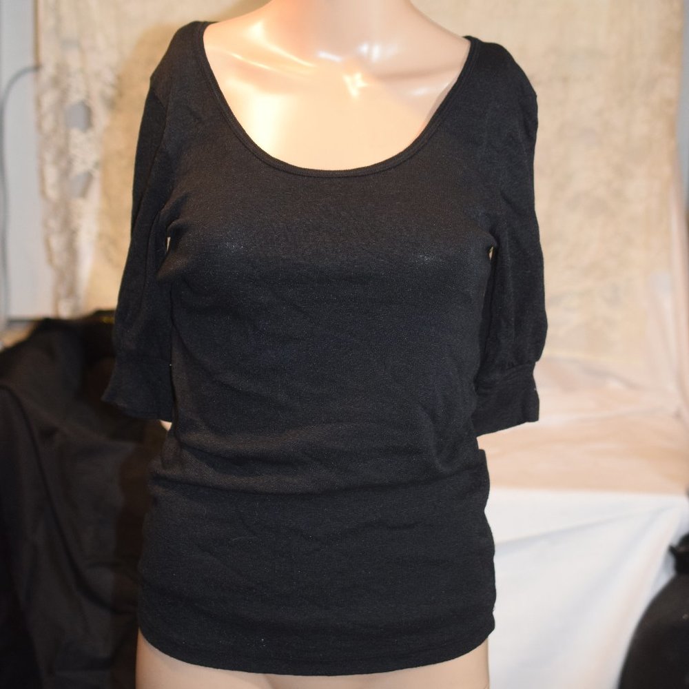 Michael Stars Black Long Sleeve Shirt